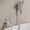 Brushed Nickel, variant on Bathtub Faucet with Sprayer, Filtered Shower Head Attaches to Tub Faucet, Metal Tub Tap with Sprayer, Bathtub Shower Attachment with 3 Adapters, 3-Mode Shower Head with ON/OFF Button