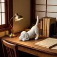 thumbnail image 4 of UJMNHYGT 3D Printed Knick Knacks Figurine Modern Desktop, Geometric Resin Sculpture 5.11 Inch for Home Decor, Minimalist Bookshelf Desk Accent for Office Bedroom Study Desktop Ornament, 4 of 5