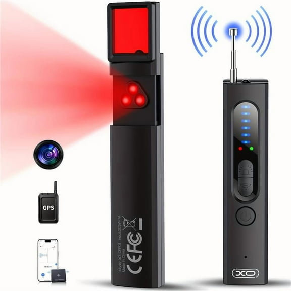 Hidden Camera Detectors, GPS Tracker Detector, Bug and Hidden Detector, Hidden Devices Detector, Find Wireless Eavesdropping Devices in Travel, Car, Bathroom, Office, Hotel, Airbnb, 25H Working Time