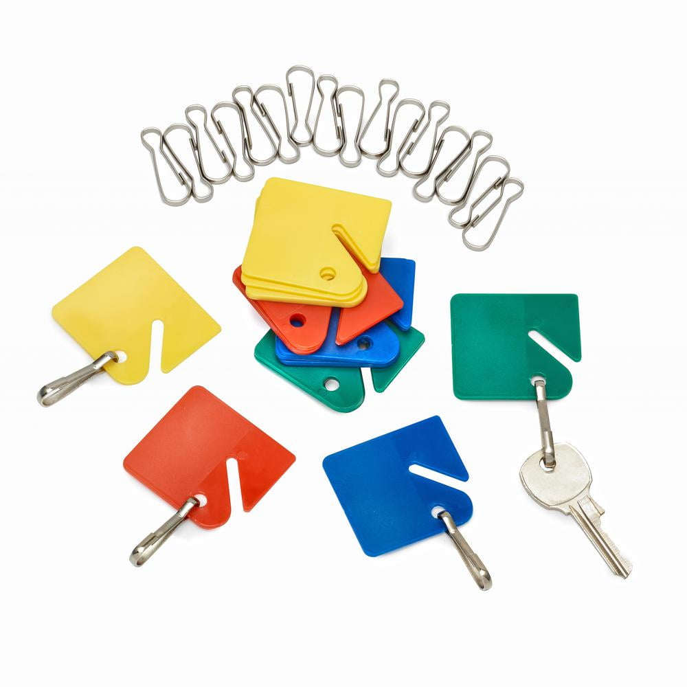 Multi Colour Key Cabinet SAFE 50 Tags KEYS KEYRINGS BLANKS FOR WRITING WITH RING Multi Colour Key Cabinet SAFE 50 Tags KEYS KEYRINGS BLANKS FOR WRITING WITH RING