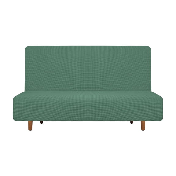 Stretch Sofa Bed Cover, Couch Slipcover Fit Length 75"-83", Pine Green