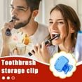 thumbnail image 2 of Portable Toothbrush Head Cover * Storage Clip Protector 2024 Case Travel R8B2, 2 of 6