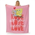 thumbnail image 4 of Spongebob Need Love Kids Silk Touch Throw Blanket, 50 x 60 inches, 4 of 5