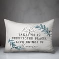 thumbnail image 2 of Creative Products Life takes us places love brings us home 14x20 Spun Poly Pillow, 2 of 2