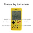 thumbnail image 4 of Retro Tetris Classic Handheld Game Console 26 tipos de juegos incorporados (amarillo), 4 of 7