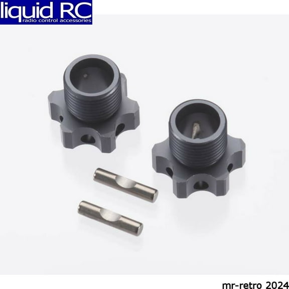 Tekno RC 5071C Wheels Hubs 17mm 2mm Offset W/Pins EB48 (2)