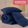thumbnail image 2 of ALVANA Set de Edredón 3 Piezas Acolchado Extra Grande Hipoalergénico Relleno Suave de Microfibra Down Alternative Ideal para Todo el Año Uso como Edredón o para Funda Duvet, 2 of 6