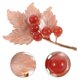 thumbnail image 2 of Broche de hoja de arce vintage para mujer, broche de solapa delicado, broche de plomo de arce, 2 of 5