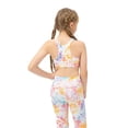 thumbnail image 4 of Print Kid Wide shoulder Running vest Sports bra Yoga sports Tie-dye Sports Underwear, 4 of 9