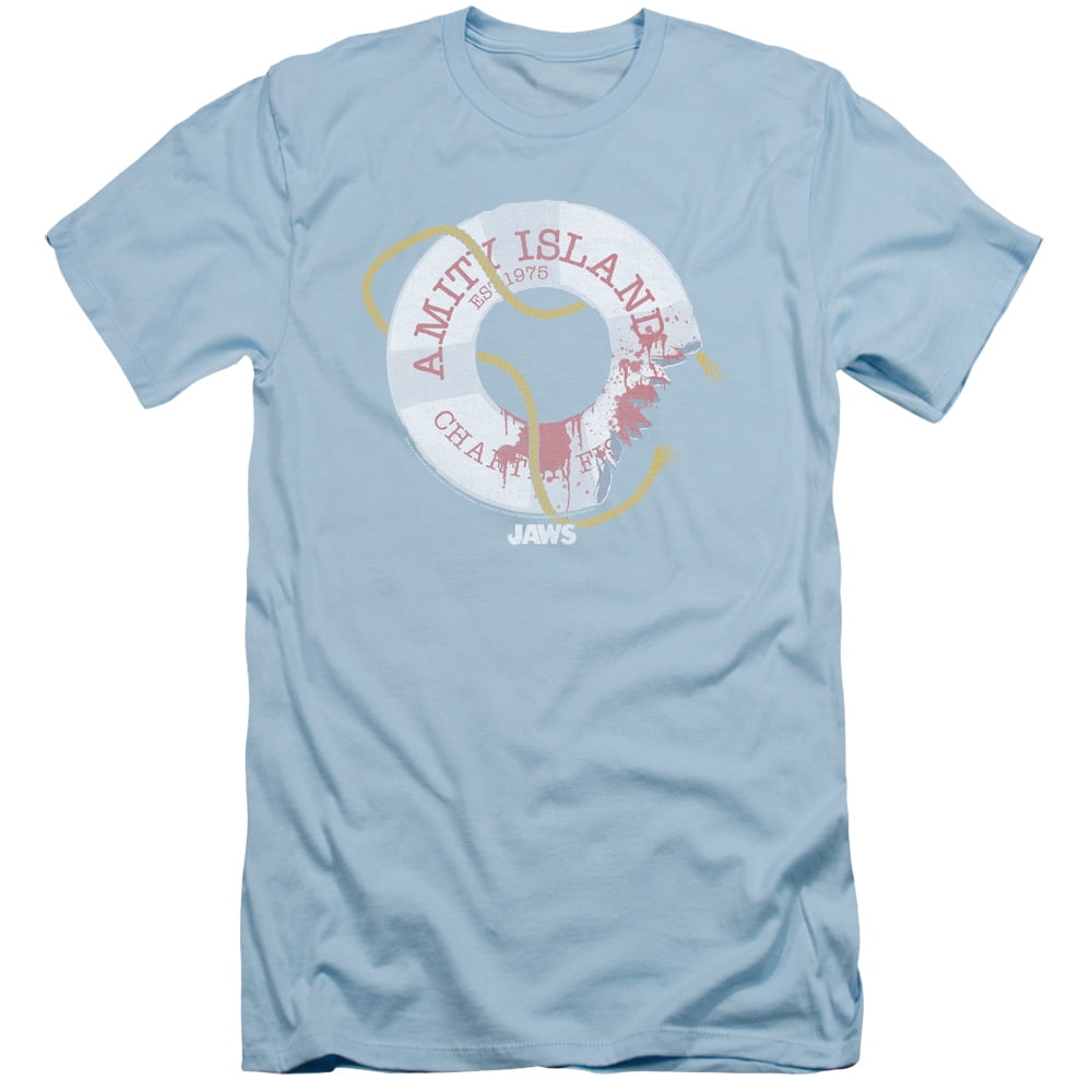Jaws 1975 Thriller Movie Steven Spielberg Life Preserver Women's T-Shirt Tee 