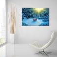 thumbnail image 6 of Epic Art 'Snowy Adventure' by Kirk Reinert, Acrylic Glass Wall Art, 36"x24", 6 of 8