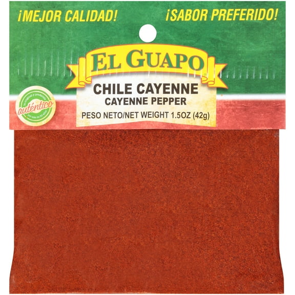 El Guapo Ground Cayenne Chili Pepper, 1.5 oz Bag