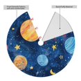 thumbnail image 2 of Sikiie Planets And Stars1 30-48 inches {designName} Print Christmas Tree Skirt Snowman Xmas Tree Skirt with Edge Christmas Decorations for Holiday Party-48", 2 of 7