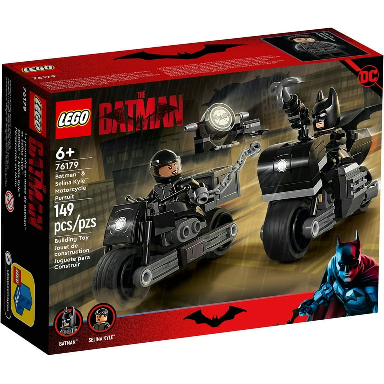 LEGO DC Batman: Batman & Selina Kyle Motorcycle Pursuit 76179 Building Kit;  Cool Super-Hero Toy for Kids Aged 6+ (149 Pieces)