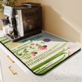 thumbnail image 2 of Washable Rubber Leaves Multicolored Flower Dish Drying Mats for Kitchen Counter Home Large Coffee Bar Pad Accessories and Decor for Utensils Stemware 23.5''x15.5'', 2 of 7