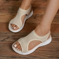 thumbnail image 4 of Women's Fashion Low Heel Fishmouth Sandals Comfortable Casual Leisure Shoes Sporty Large Size Footwear Direct From Supplier, 4 of 6