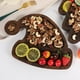 thumbnail image 4 of Christmas Cutlery Tray Cute Household Wooden Christmas Tree Fruit Plates, 4 of 9