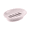 Purple, variant on Glossy Plastic Soap Dish, Oval Drainage Soap Holder for Bathroom Kitchen Shower, Simple and Versatile,Rounded, Non-Slip Base,1PC,4.3*6 in.