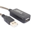 thumbnail image 3 of Câble d'extension USB 2.0 type A mâle vers femelle de 20 m, noir, 3 of 4