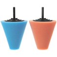 thumbnail image 1 of Cone-Shaped Precision Cleaning Polishing Pads 2Pcs Ideal For Car Care And DIY Projects Featuring Durable Sponge Material In, 1 of 5