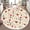 Color 2, variant on Washable Non Slip 6ft Round Rug for Kids Room Nursery Cute Llama, Cute Llamas Colorful Flowers Beige Carpet for Bedroom Playroom Tent Rug
