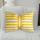 thumbnail image 4 of Cojín decorativo con lazo extraíble | Cojín lumbar para sofá y cama | Funda de terciopelo con cremallera invisible | Cojín decorativo de 50 x 33 cm para sala de estar, dormitorio u oficina., 4 of 6