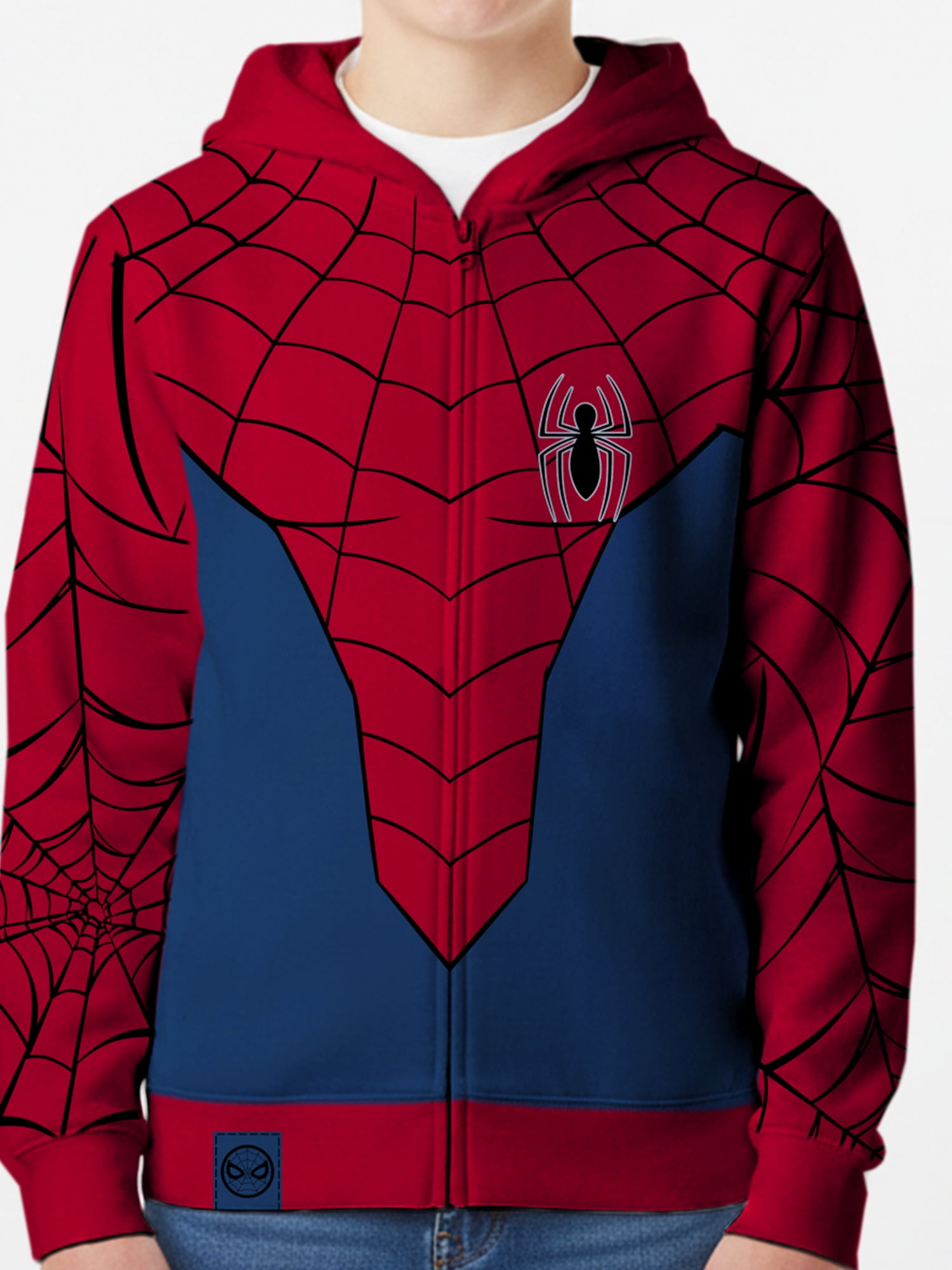 Boys, Licensed Cosplay Hoodie, Spiderman, Sizes XS-XXL