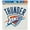 Color, variant on Oklahoma City Thunder Die-cut Decal - 8''x8'' Color