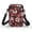 Burgundy-toned Vintage Floral, variant on HELLHERO Women Messenger Bag Starry Salamander Unique Gift Polyester 2 Zippers Unisex 4.33x1.97x7.09 Outdoor Daily Use