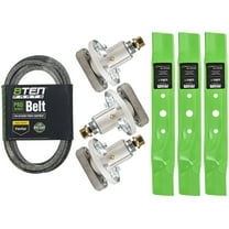 8TEN Blade Spindle Belt Kit for John Deere L120 L130 48 inch GX21833 GX20571 MK1001766