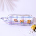 thumbnail image 5 of Bolso pequeño de la cremallera de la bolsa de los efectos de escritorio de los estudiantes de la bolsa del lápiz de /canvas de la bolsa de los efectos de escritorio del lápiz de la pluma, 5 of 5
