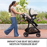 Evenflo Omni Signature Travel System with LiteMax Infant Car Seat, Coastal Coffee