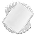 thumbnail image 1 of Plaques de Cuisson 5 Pcs, Bastwe Plaque de Cuisson en Acier Inoxydable, Taille Rectangulaire 9 X 7 X 1 Pouce, Sain & Non Toxique, Sans Rouille & Finition Miroir, Facile à Nettoyer & Lave-Vaisselle, 1 of 1