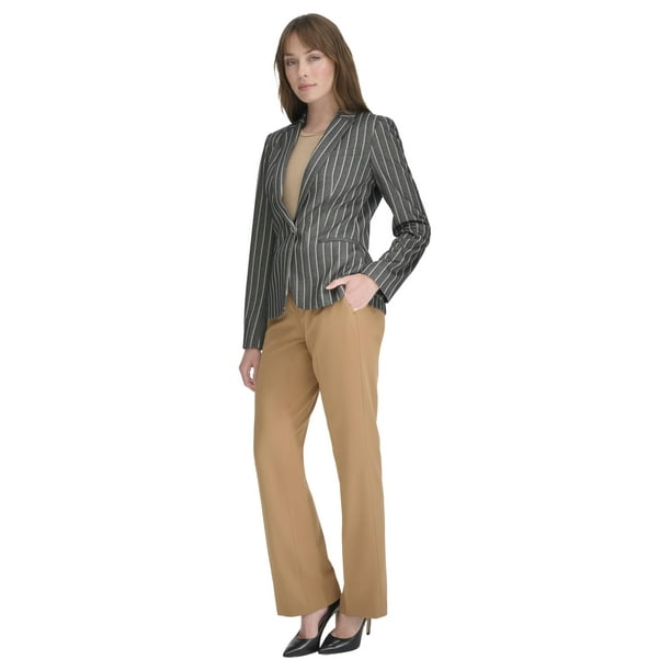 Chaqueta de negocios para mujer, modelo Tommy Hilfiger, modelo Blazer, talla 6, color negro
