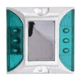 thumbnail image 2 of Solar Deck Light 6LED Solar Powered Driveway Light Highway Double Sided Reflective Lamp Green, 2 of 5
