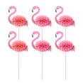thumbnail image 1 of FENGGUIQU 10Ud Firételas Rosa Para Decoración De Pasteles Con Diseño 3D Para Fiesta Hawaiana, 1 of 6