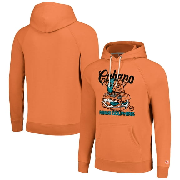 Unisex Homage Gray Miami Dolphins NFL x Guy Fieri-s Flavortown Tri-Blend Pullover Hoodie