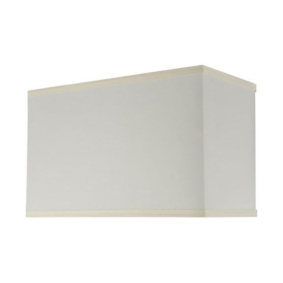 Aspen Creative 36002 Transitional Rectangle Hardback Shape Spider Construction Lamp Shade in Off-White, 8"   16" wide (8"   16") x (8"   16") x 10"