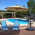thumbnail image 2 of Freeport 11ft Octagonal Cantilever Umbrella - Beige, 2 of 8