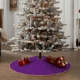 thumbnail image 6 of Kll Purple Christmas Tree Skirt ,Party Decorations Farmhouse For Christmas Decorations Holiday Party, 6 of 8