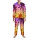 thumbnail image 3 of Fotbe Palm Trees at Sunset Pijama de Hombre con Estampado de Manga Larga, Conjunto de 2 Piezas, Ropa de Dormir Suave y Cómoda con Bolsillos-Small, 3 of 7