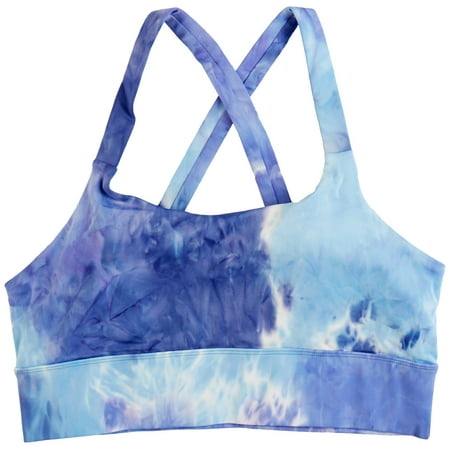 

Vogo Womens Tie Dye Sports Bra Large Blue