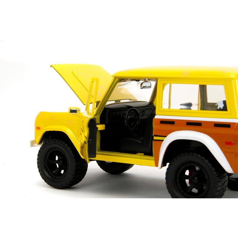 Jada Toys 1:24 Die-Cast Vehicle 1972 Ford Bronco + SpongeBob