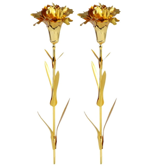 ELAYARD 2Ud Flor Artificial Carnación Para Regalo Madre Y