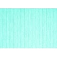 thumbnail image 1 of Ahgly Company Machine Washable Indoor Rectangle Solid Turquoise Blue Modern Area Rugs, 5' x 8', 1 of 4