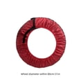 thumbnail image 3 of Housse de Pneu de Voiture Réglable Protection Solaire Universelle pour Roues de Rechange 80cm/31 Pouces Tissu Oxford Imperméable avec Cordon Élastique pour RV Bateaux Remorques Campeurs Jeeps Camions Bleu Rouge Gris, 3 of 6