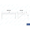 thumbnail image 7 of AmGood 18" Width x 36" Length | Stainless Steel Wall Shelf | Square Edge | Metal Shelving | Heavy Duty | Commercial Grade | Wall Mount | NSF Certified, 7 of 7