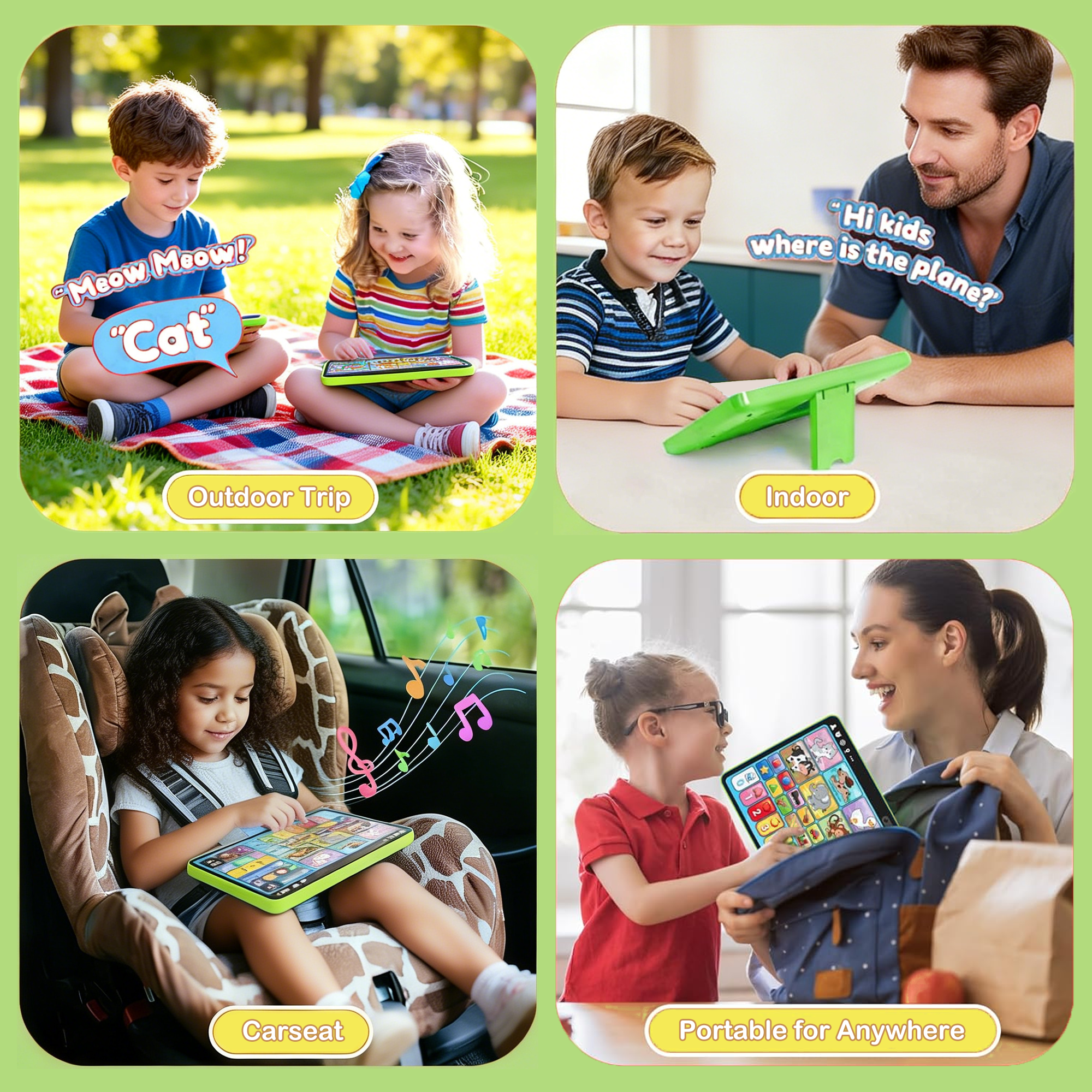 Richgv Trilingual Kids Learning Tablet photo 6