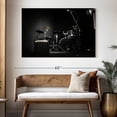 thumbnail image 3 of Elephant Stock Dark Musical Instruments Wall Art - Horizontal Canvas Wall Art - Living Room Wall Decor - Music Canvas - Black And Gray Decor - 51" x 34", 3 of 8