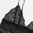 thumbnail image 3 of Birdeem Women Lace Satin Wireless Bra Camisole Shorts Pajamas Robe Four Piece Set, 3 of 9